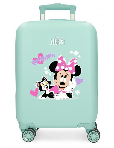 TROLLEY ABS 50 CM.4R MINNIE  FIGARO TURQUESA